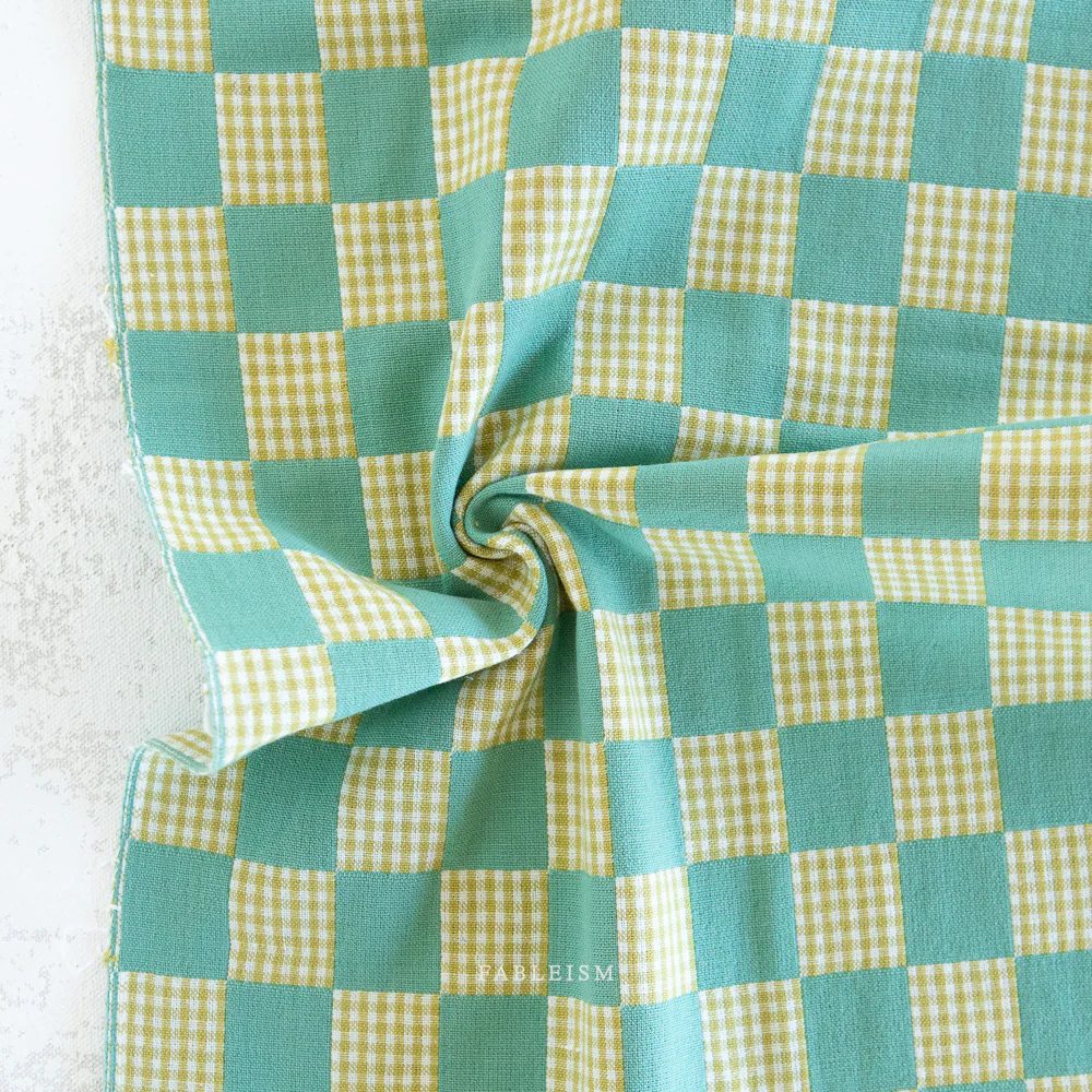 Checkmate Checkers Cotton - Jade