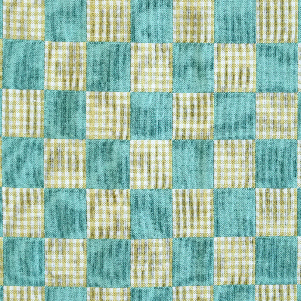 Checkmate Checkers Cotton - Jade - Image 2