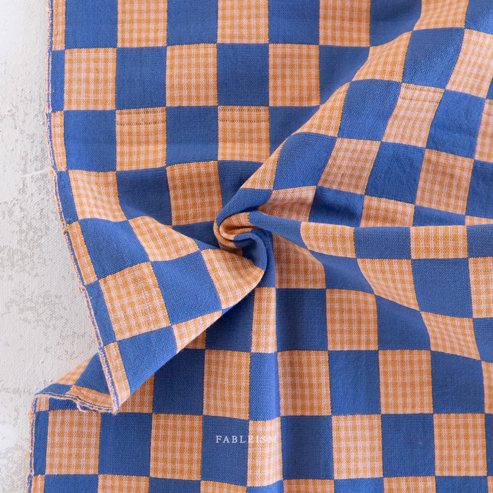 Checkmate Checkers Cotton - Royal