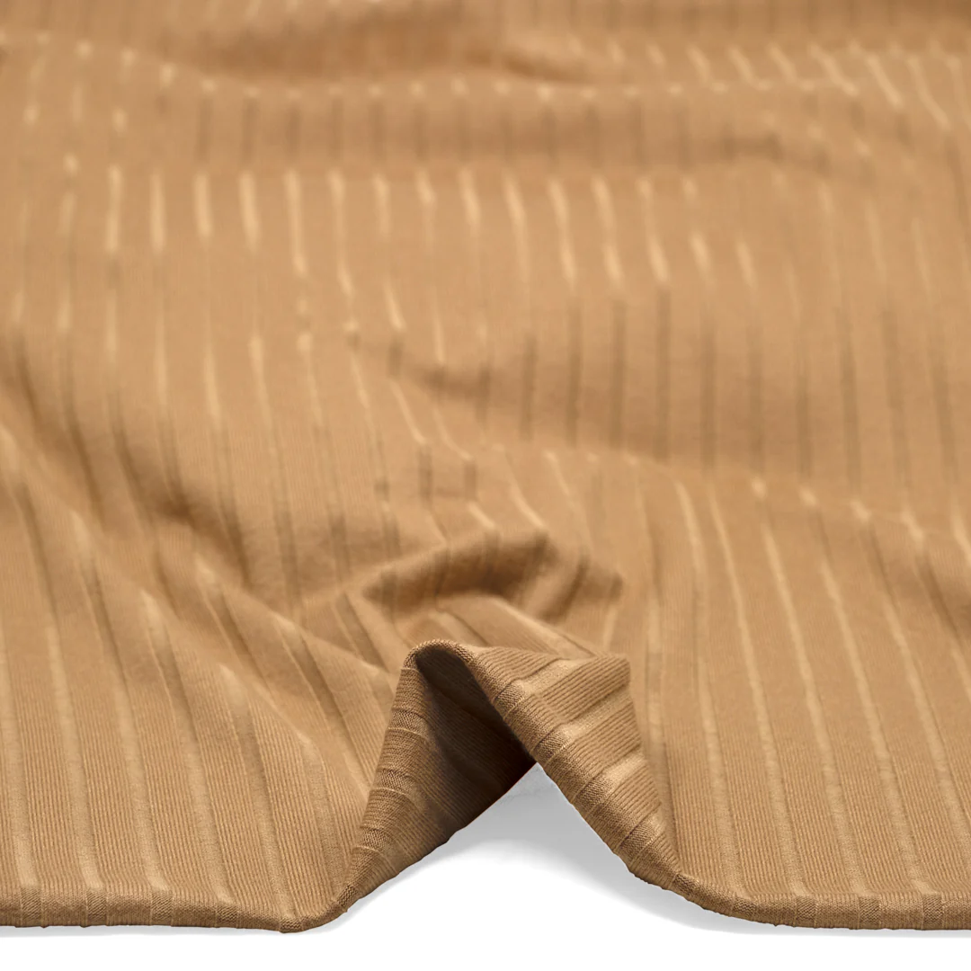 Chunky Rib Knit - Biscuit - Image 2