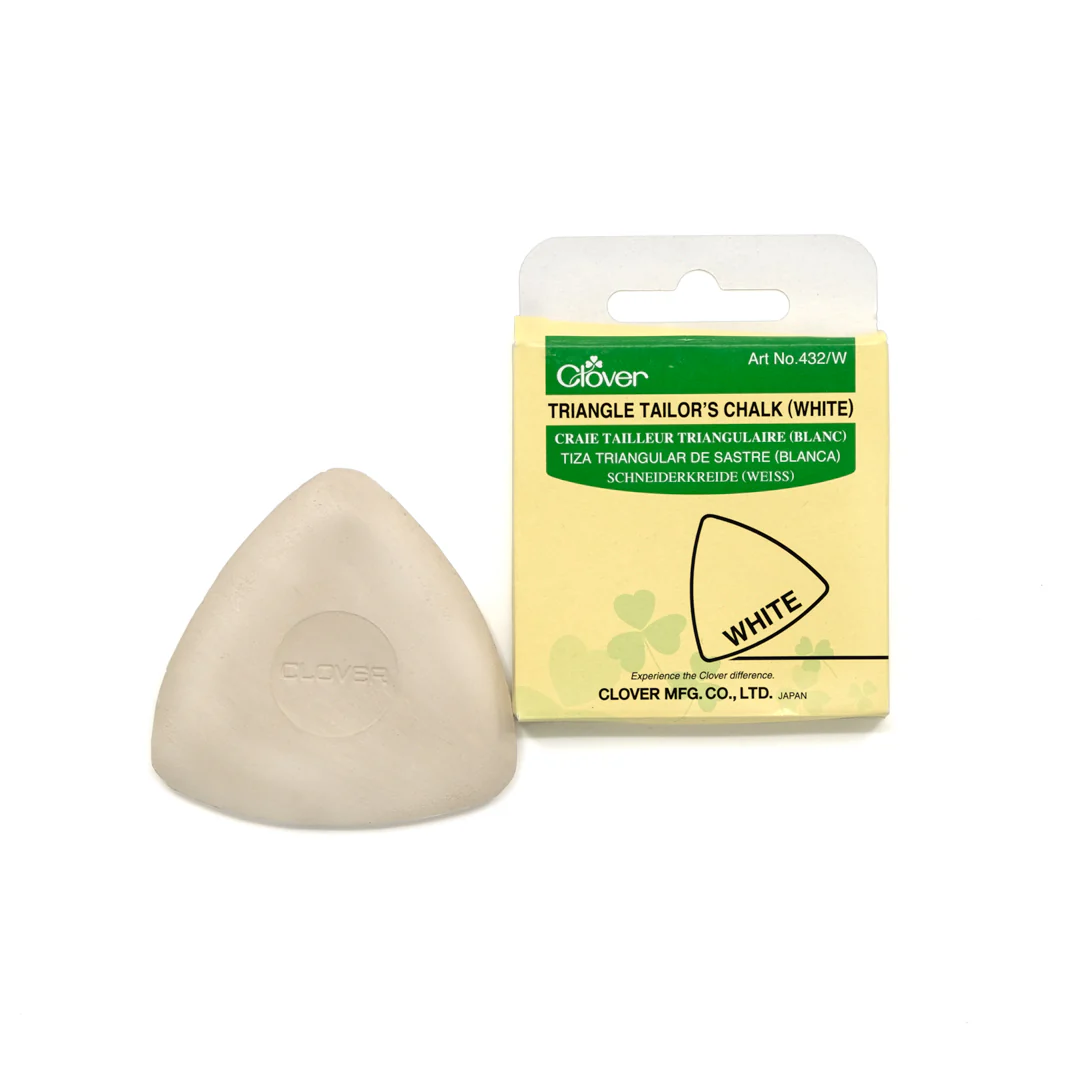 Clover Triangle Tailor’s Chalk - White