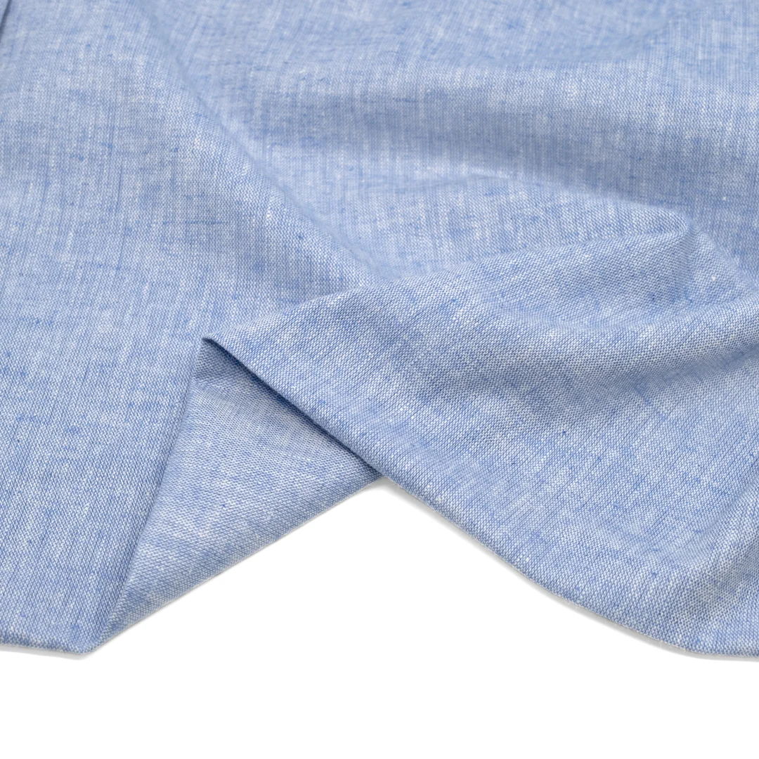 Coastal Linen Cotton Chambray - Cloudy Sky