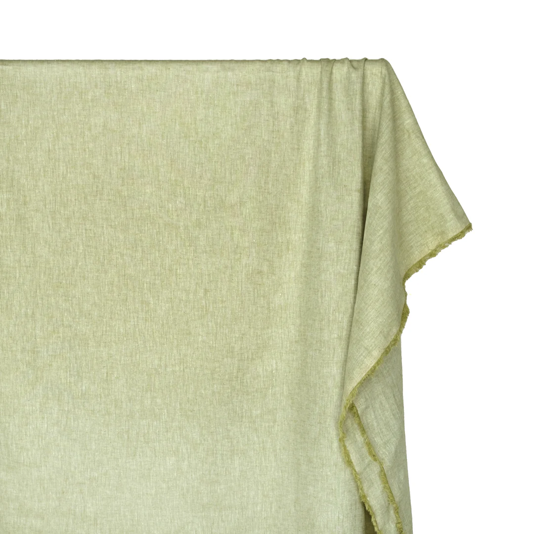 Coastal Linen Cotton Chambray - Daiquiri - Image 3