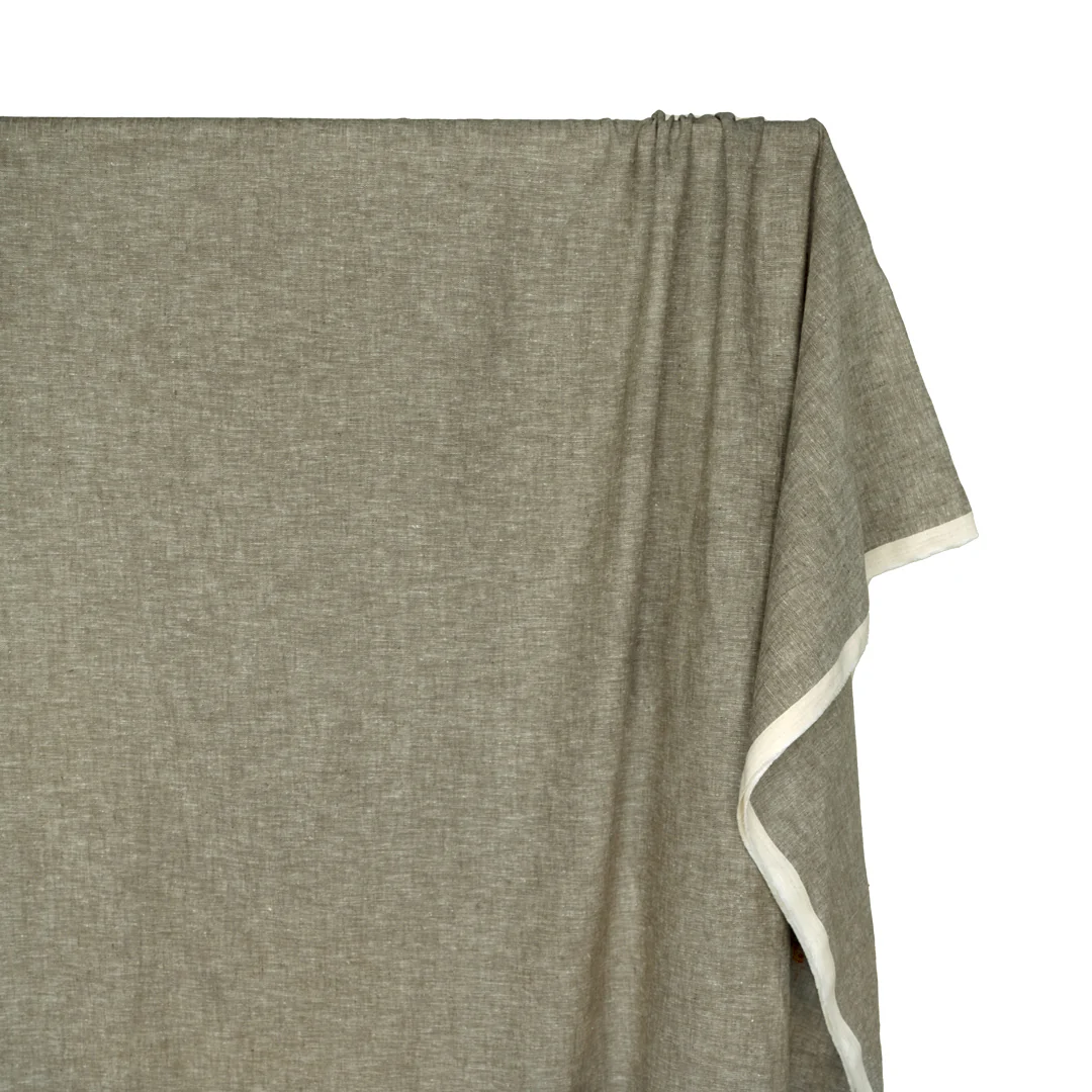 Coastal Linen Cotton Chambray - Shale - Image 3