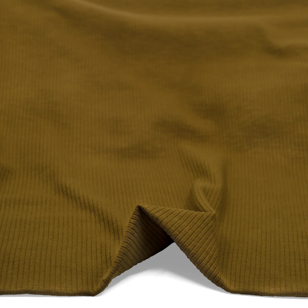 Comfy Cotton Rib Knit - Artichoke - Image 2