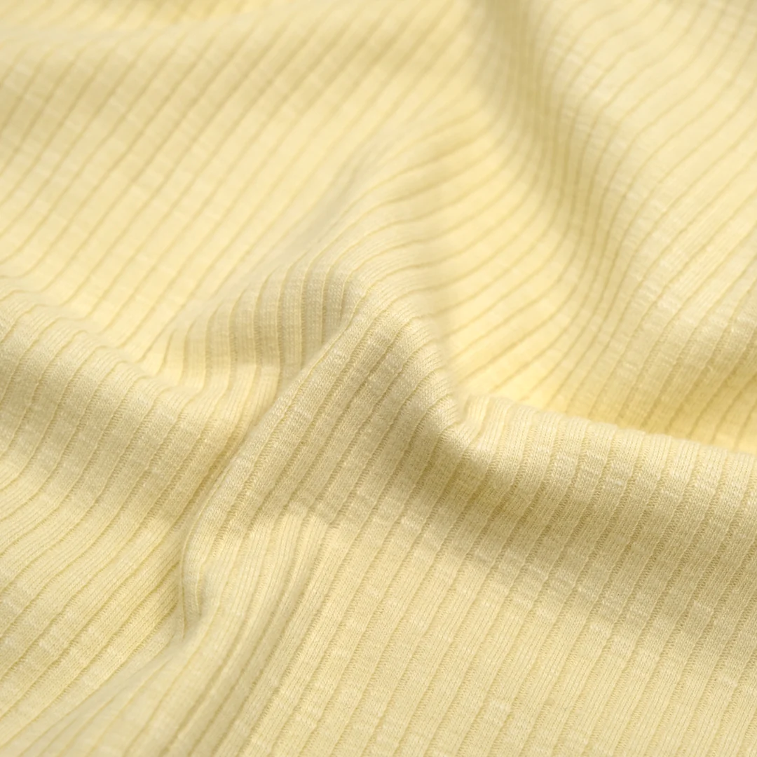 Comfy Cotton Rib Knit - Buttermilk