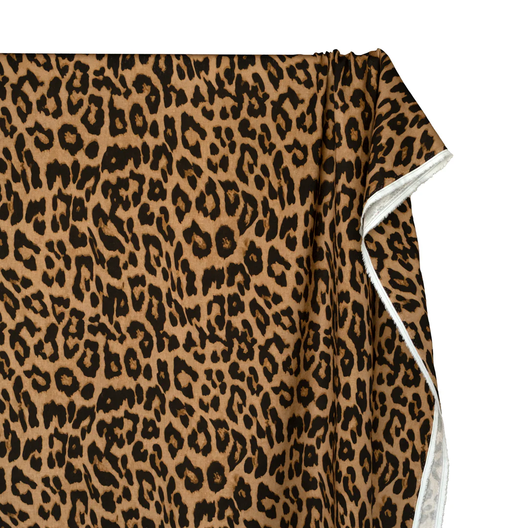 Cool Cat Linen Viscose Blend - Cork - Image 3