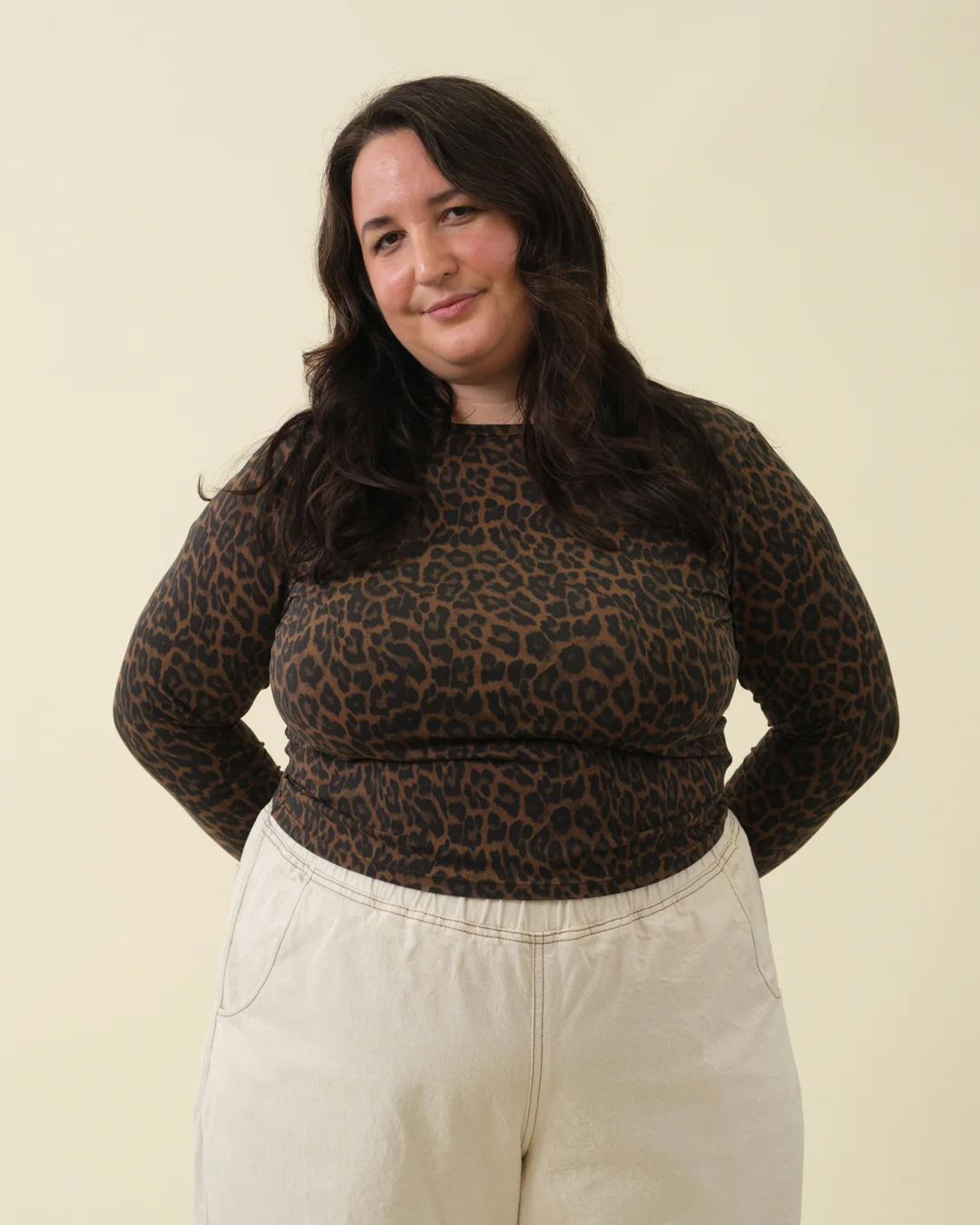 Cool Cat Organic Cotton Jersey - Brownie - Image 2