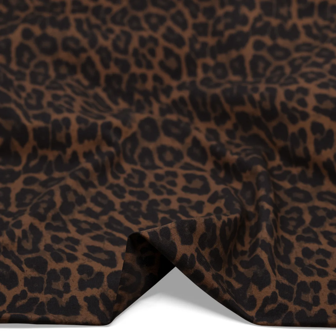 Cool Cat Organic Cotton Jersey - Brownie - Image 3