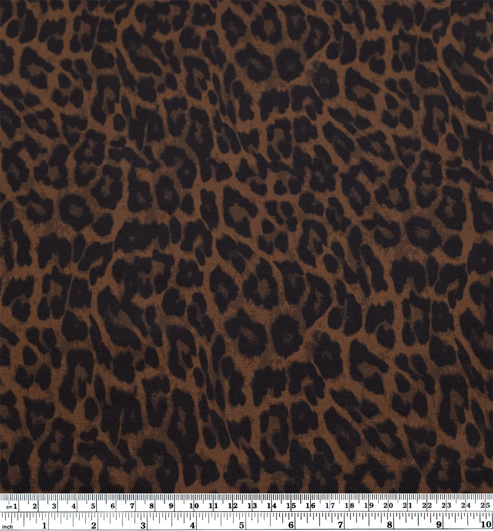 Cool Cat Organic Cotton Jersey - Brownie - Image 4
