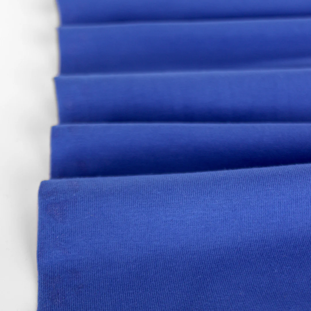 Cotton Jersey Knit - Azure Blue - Image 2