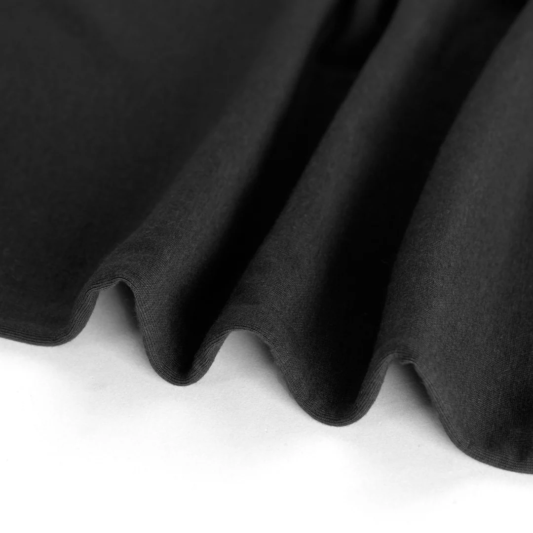 Cotton Jersey Knit - Black - Image 3