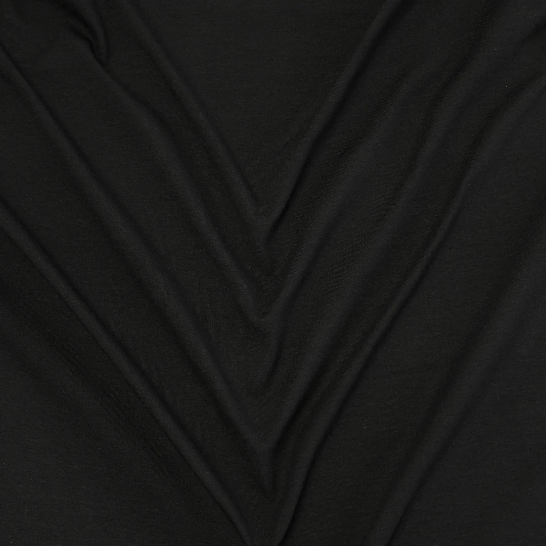 Cotton Jersey Knit - Black - Image 4
