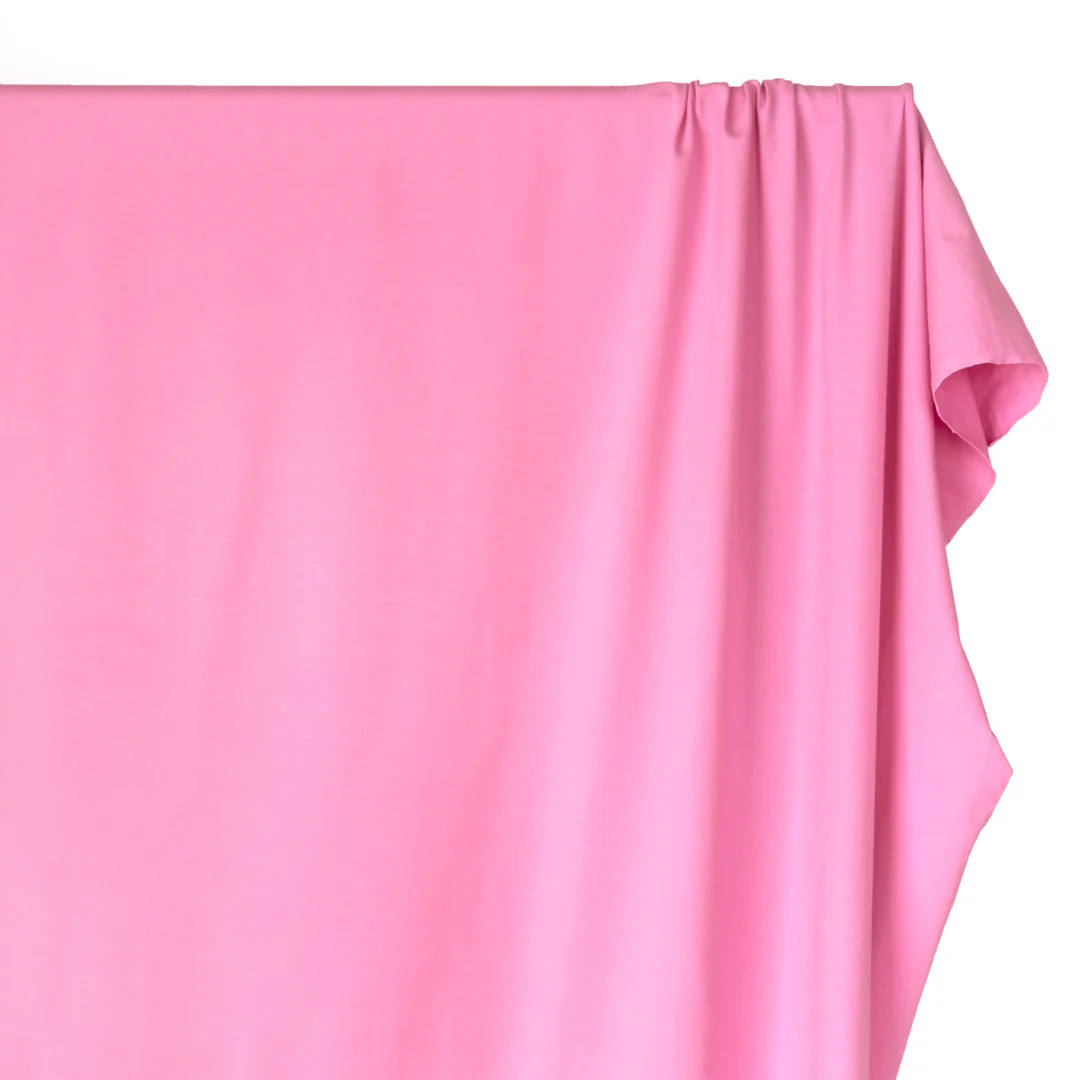 Cotton Jersey Knit - Candy Pink - Image 3