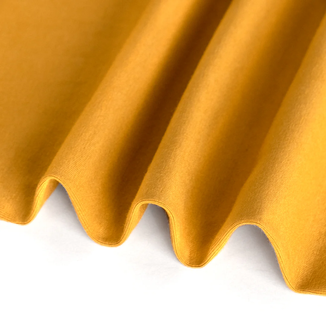 Cotton Jersey Knit - Goldenrod - Image 3