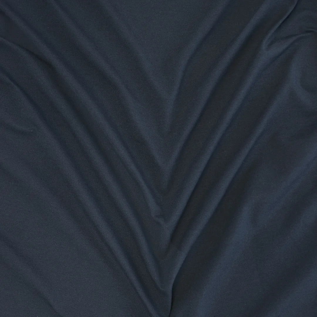 Cotton Jersey Knit - Navy - Image 2