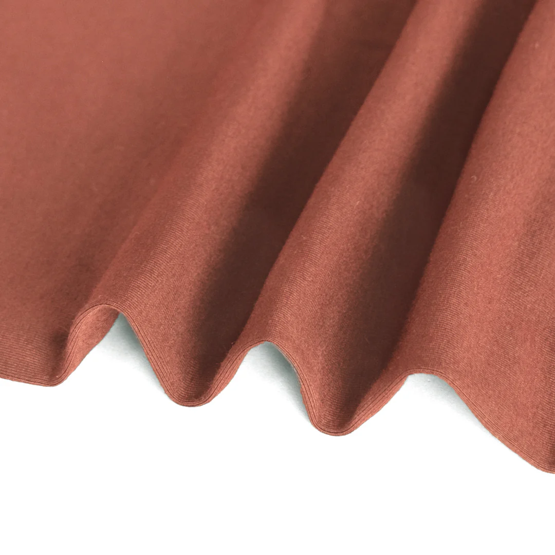 Cotton Jersey Knit - Sienna - Image 2