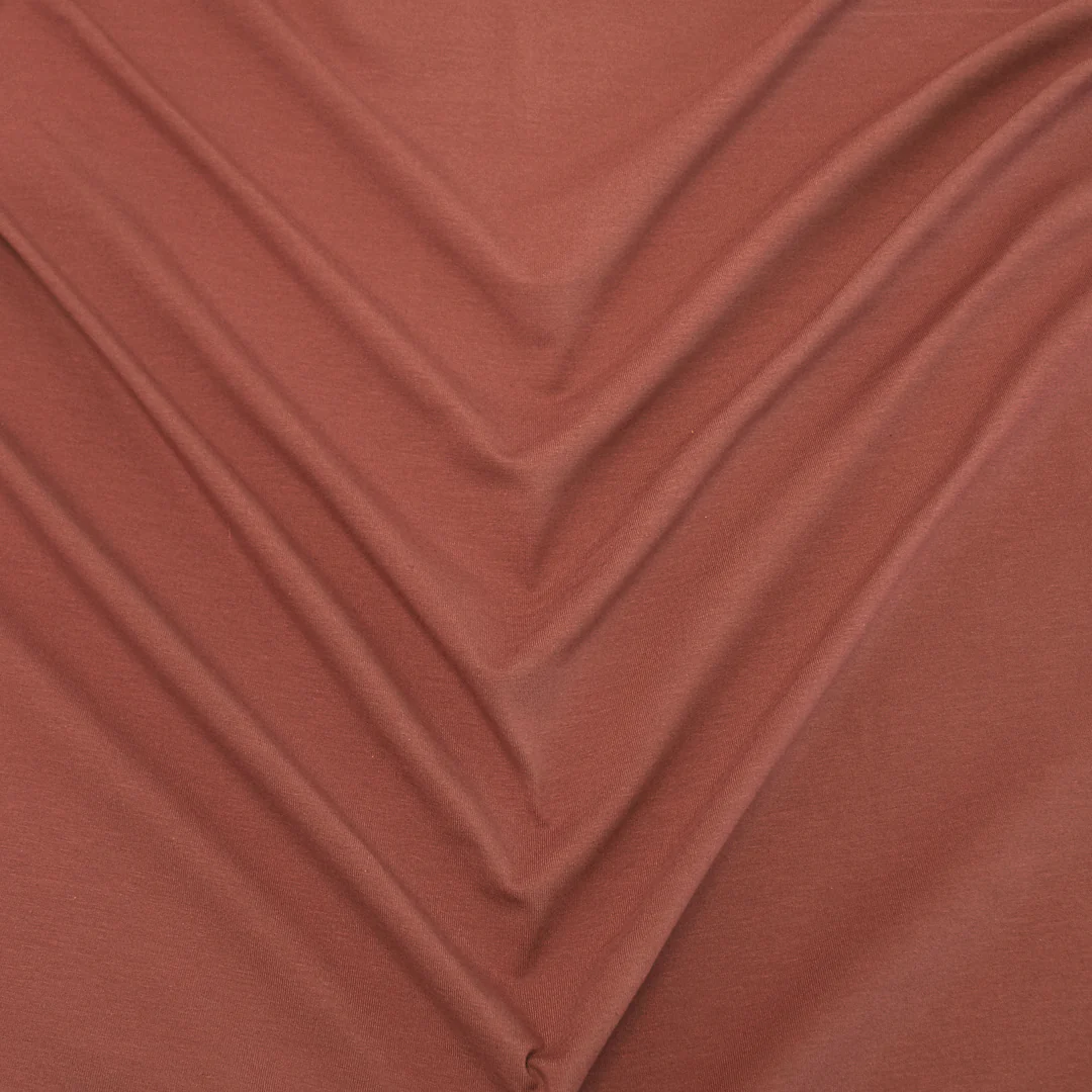 Cotton Jersey Knit - Sienna - Image 4