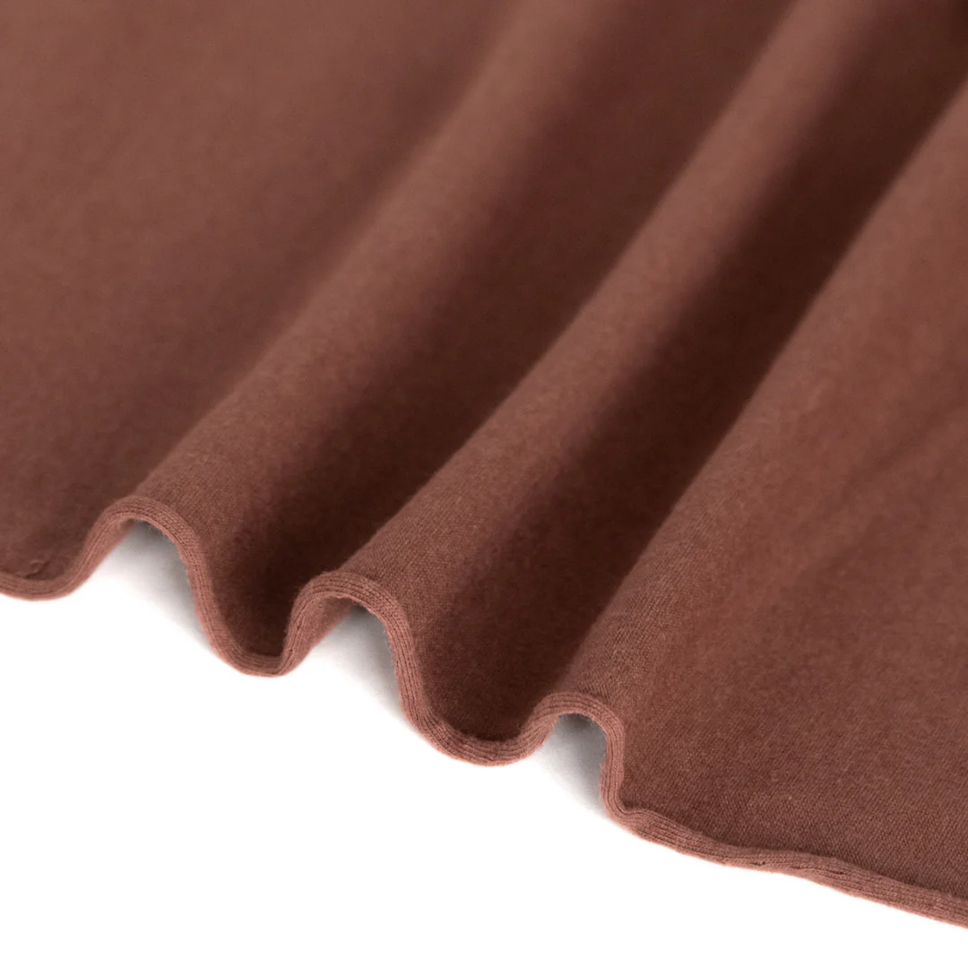 Cotton Modal Jersey Knit - Baked Clay - Image 2