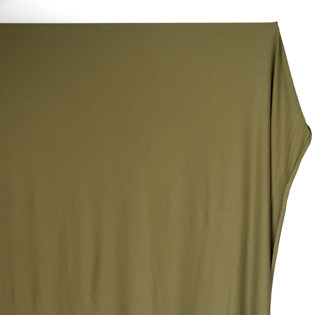 Cotton Modal Jersey Knit - Caper - Image 3