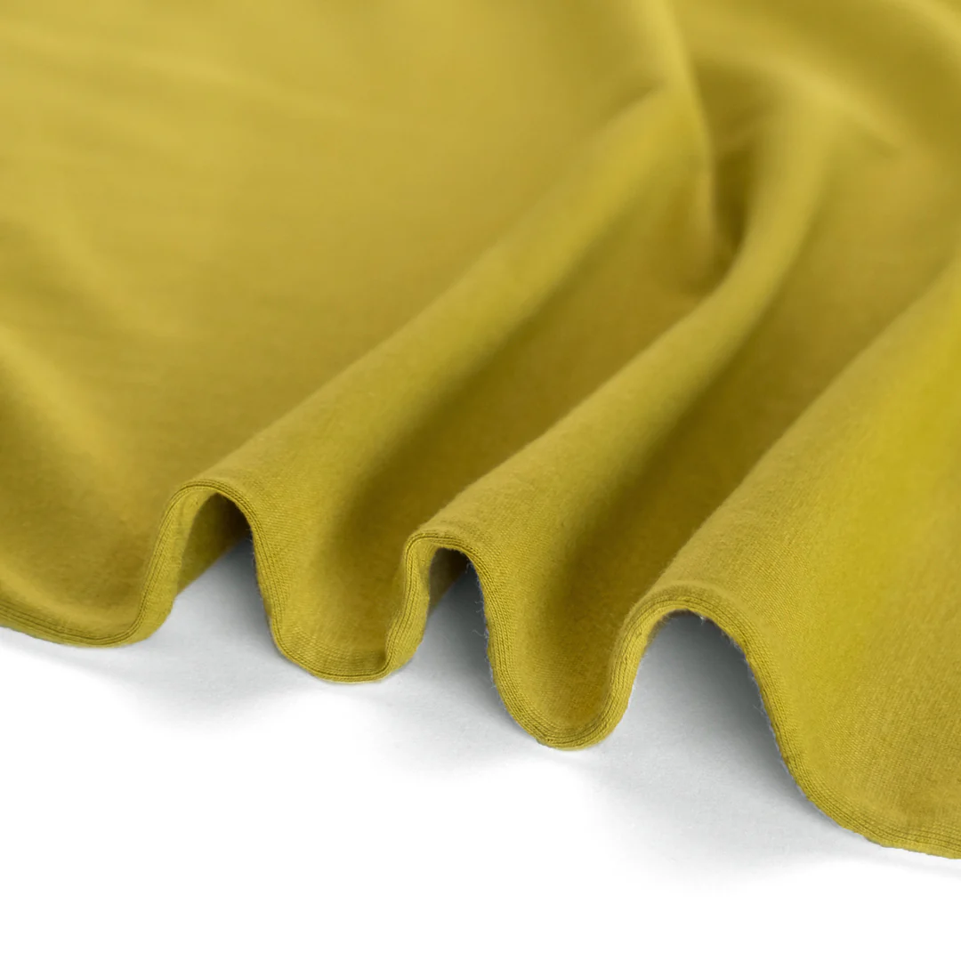 Cotton Modal Jersey Knit - Citron - Image 2