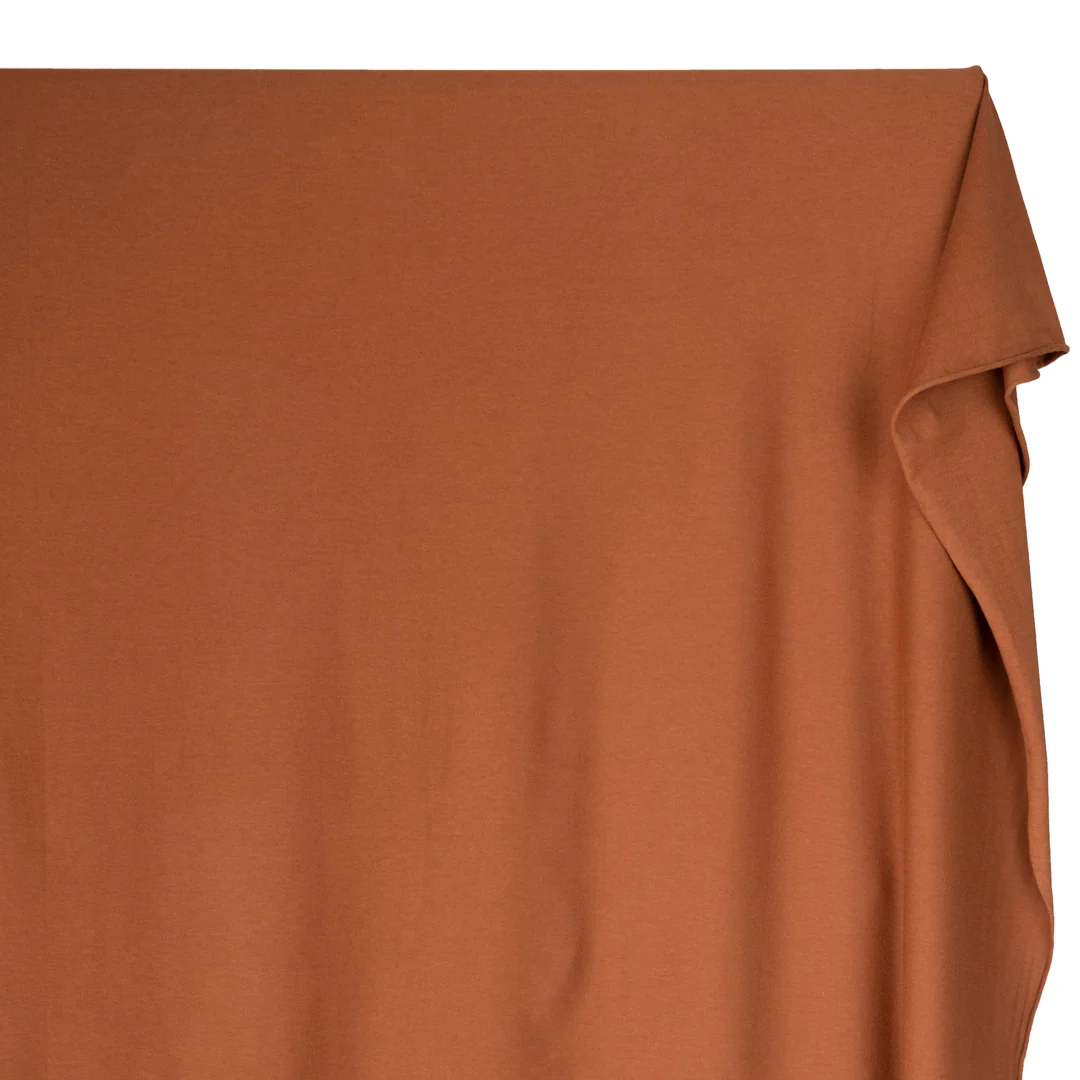Cotton Modal Jersey Knit - Copper - Image 3