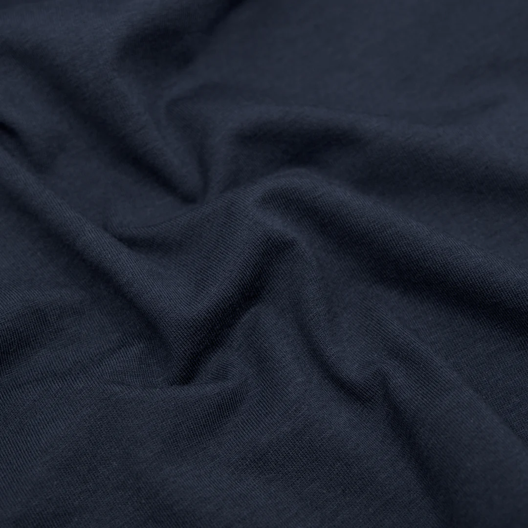 Cotton Modal Jersey Knit - Dark Denim