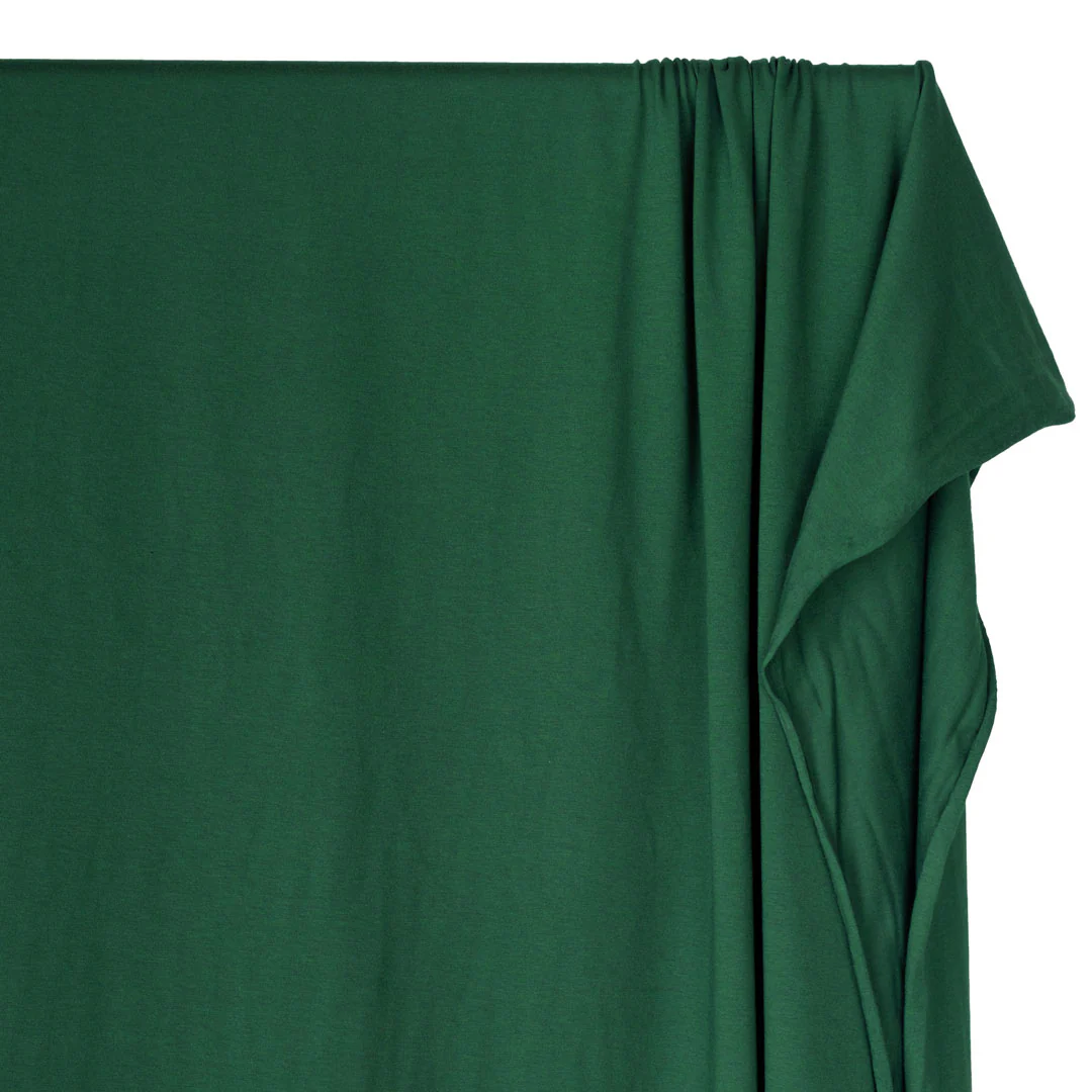 Cotton Modal Jersey Knit - Emerald - Image 3