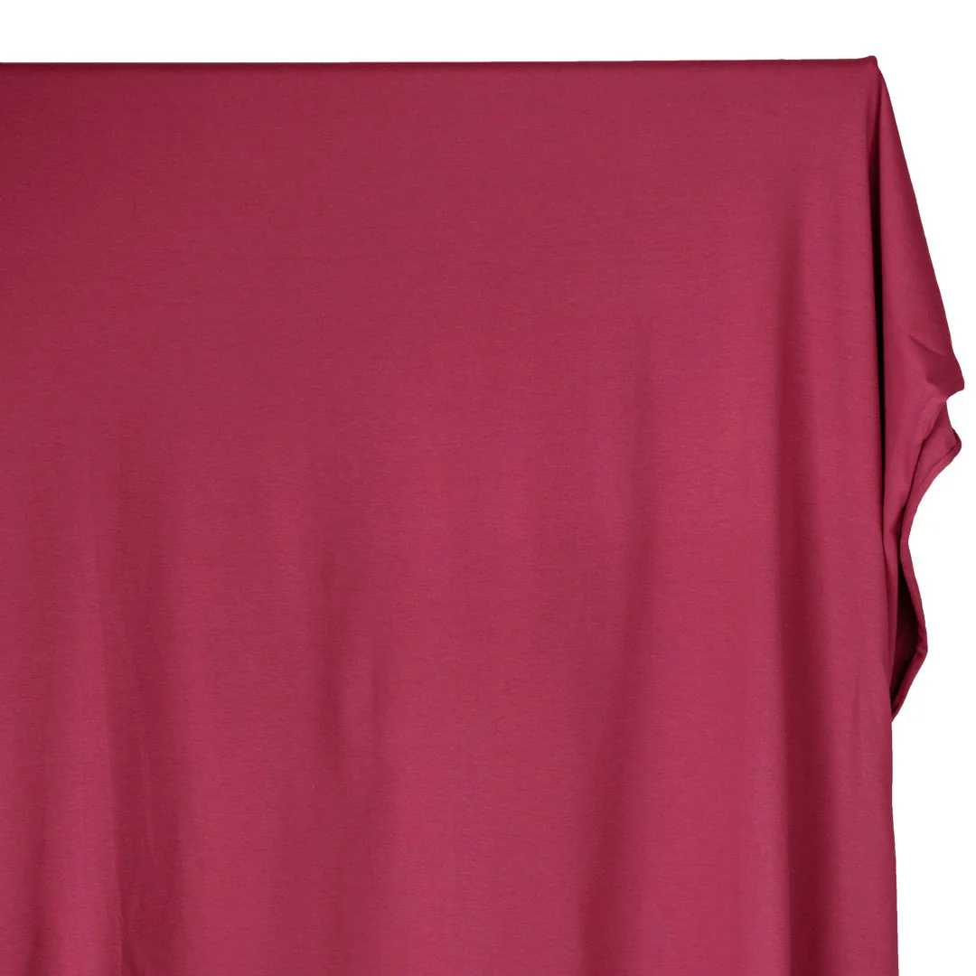 Cotton Modal Jersey Knit - Jam - Image 4