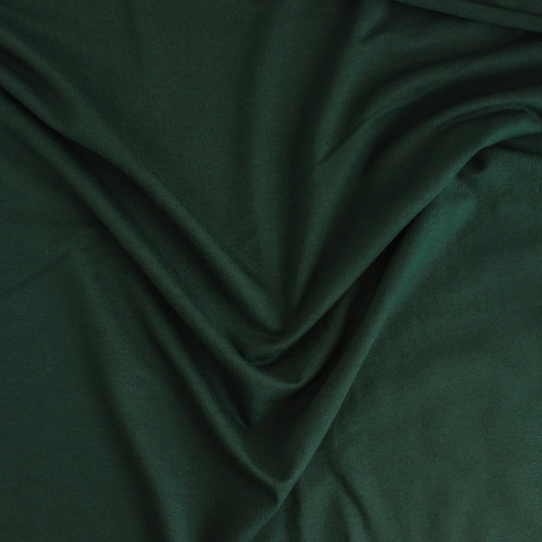 Cotton Modal Jersey Knit - Peacock - Image 4