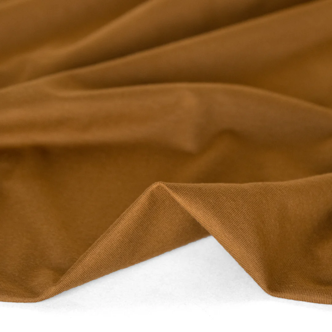 Cotton Modal Jersey Knit - Teak