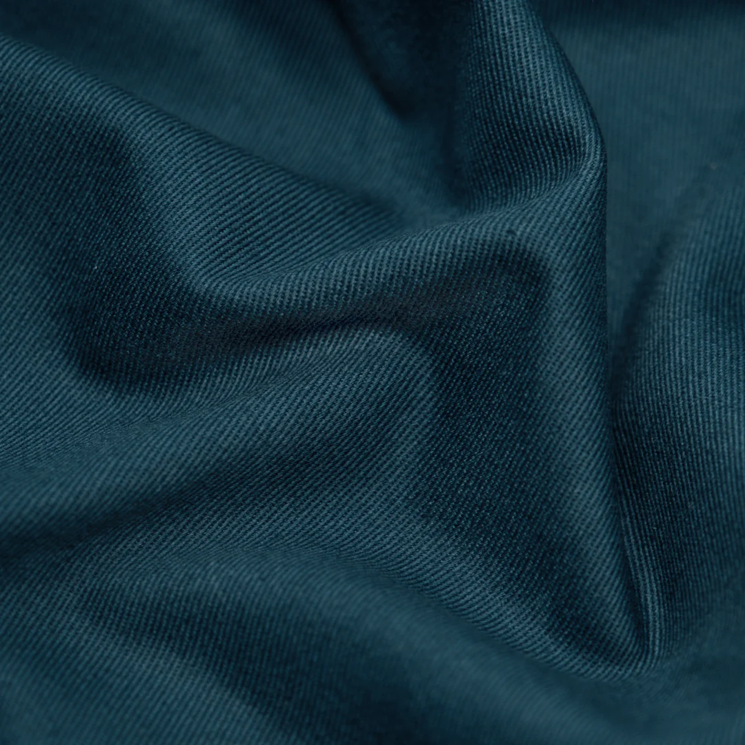 Crisp Cotton Chino Twill - Lagoon - Image 2