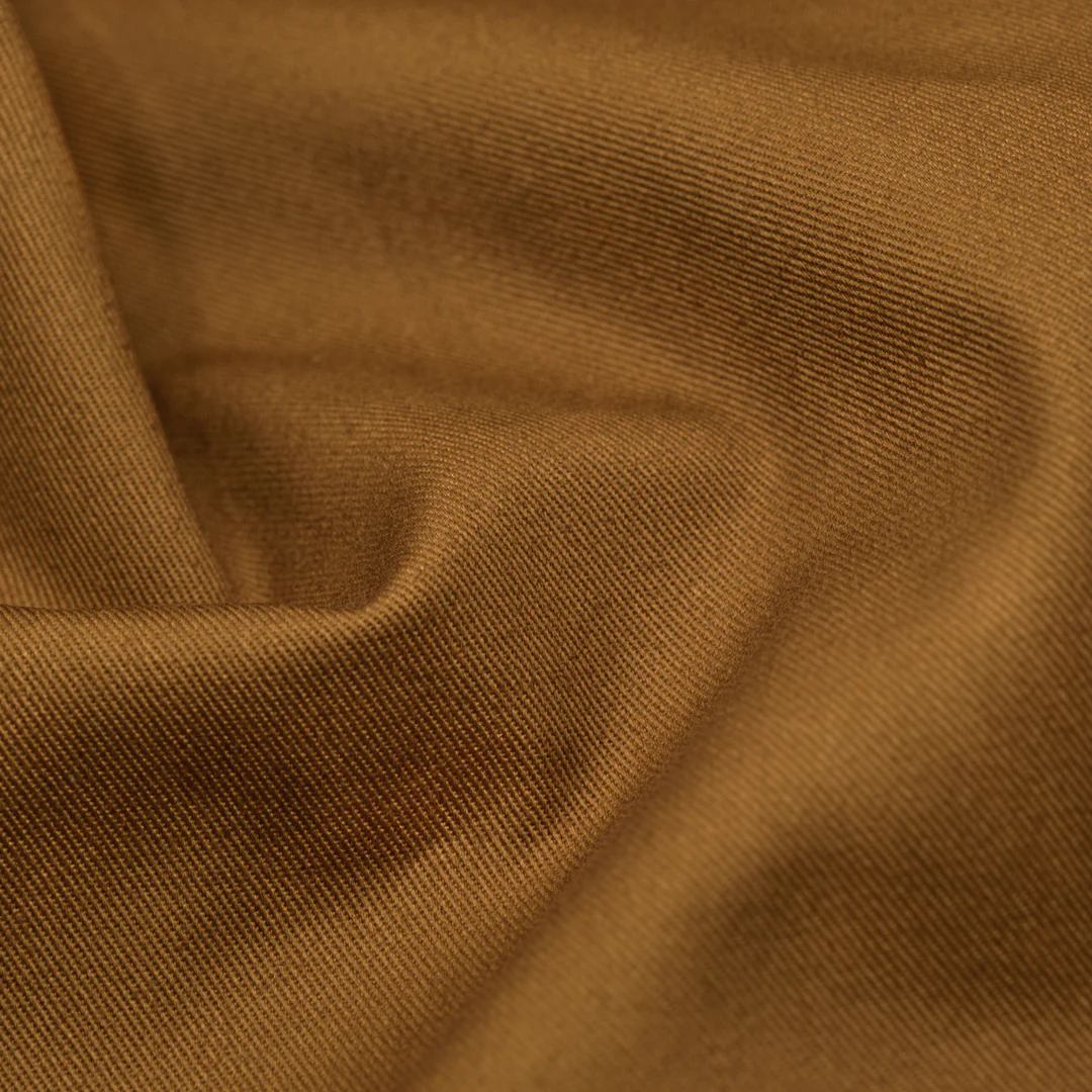 Crisp Cotton Chino Twill - Teak - Image 2