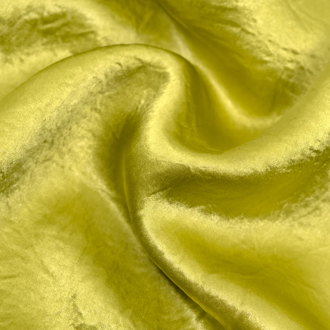 Crushed Satin - Limeade
