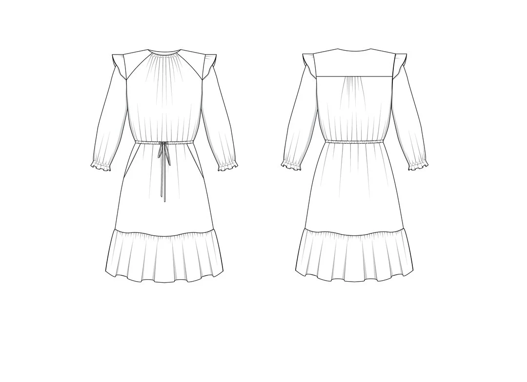 Davenport Dress - Friday Pattern Co - Image 10