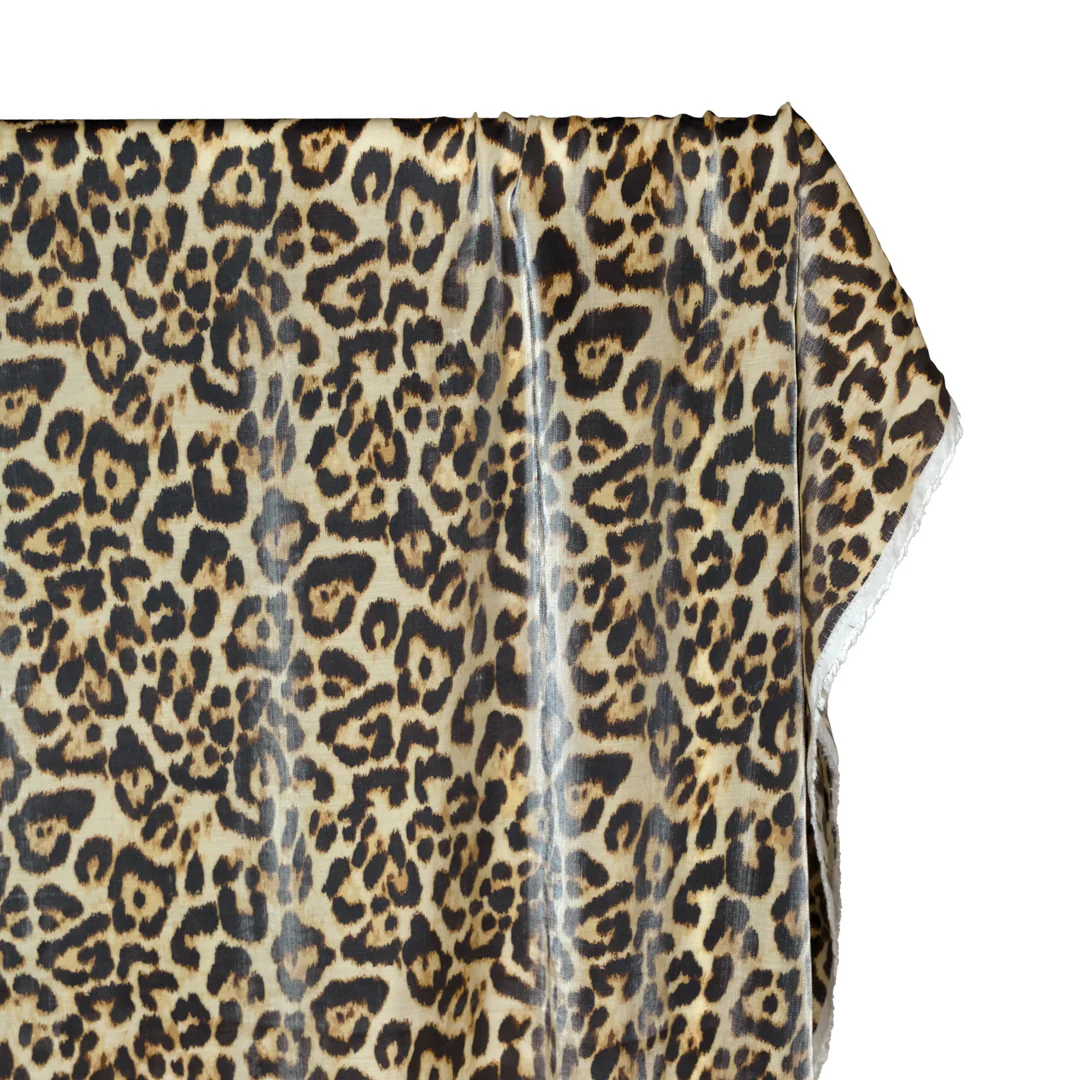 Deadstock Metallic Rayon Blend - Leopard Gloss - Image 5