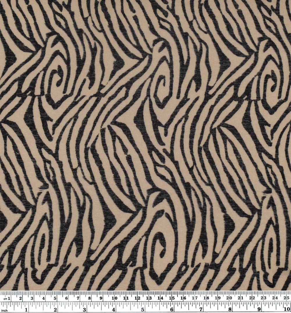 Deadstock Printed Mesh - Savanna Swirl - Image 3