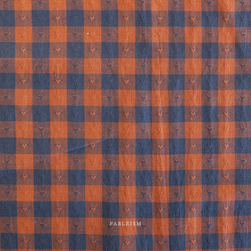 Dobby Hearts Gingham Cotton - Sunday Best - Image 2