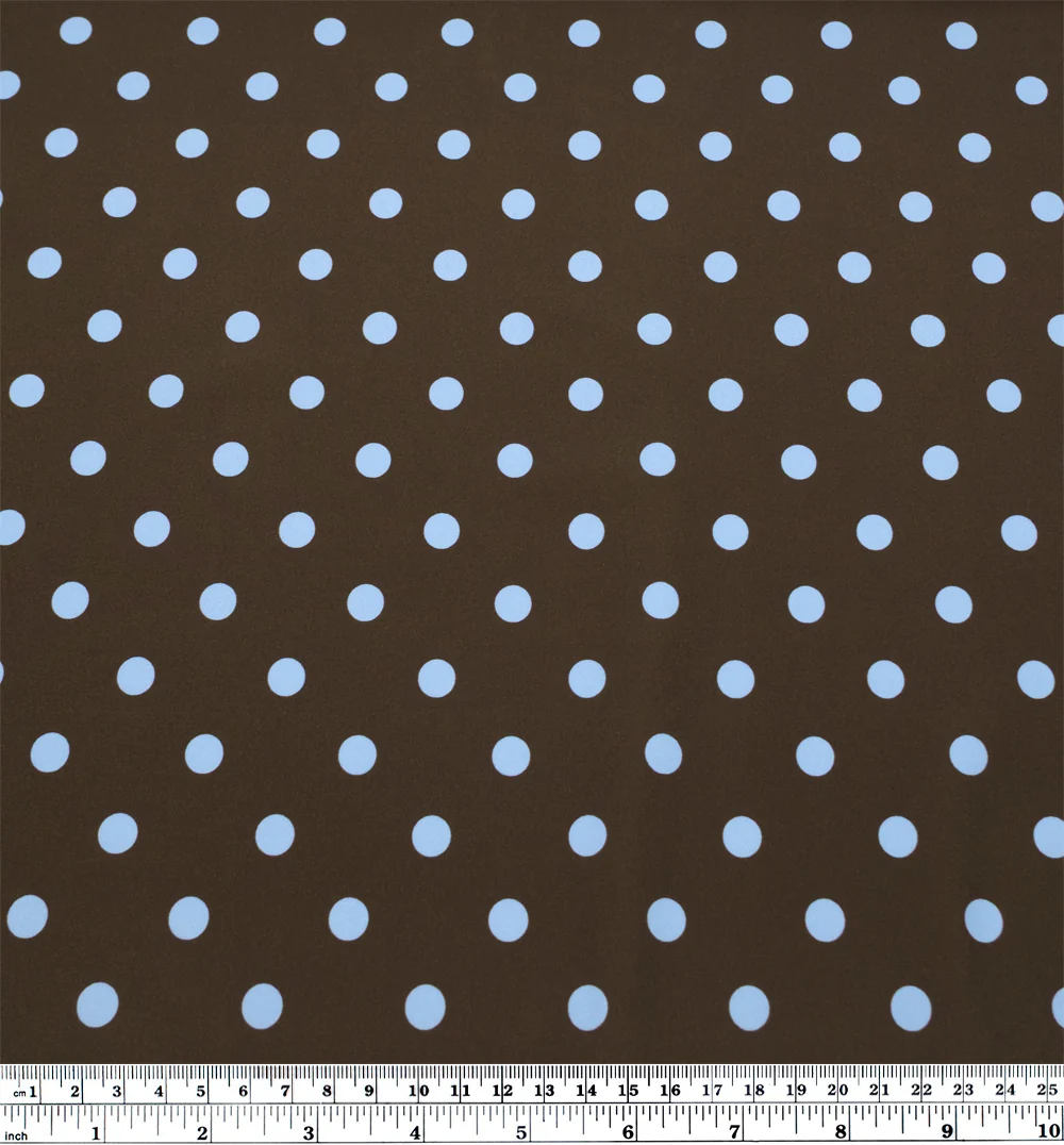 Dotty Recycled Nylon Swim Tricot - Russet/Baby Blue - Image 3