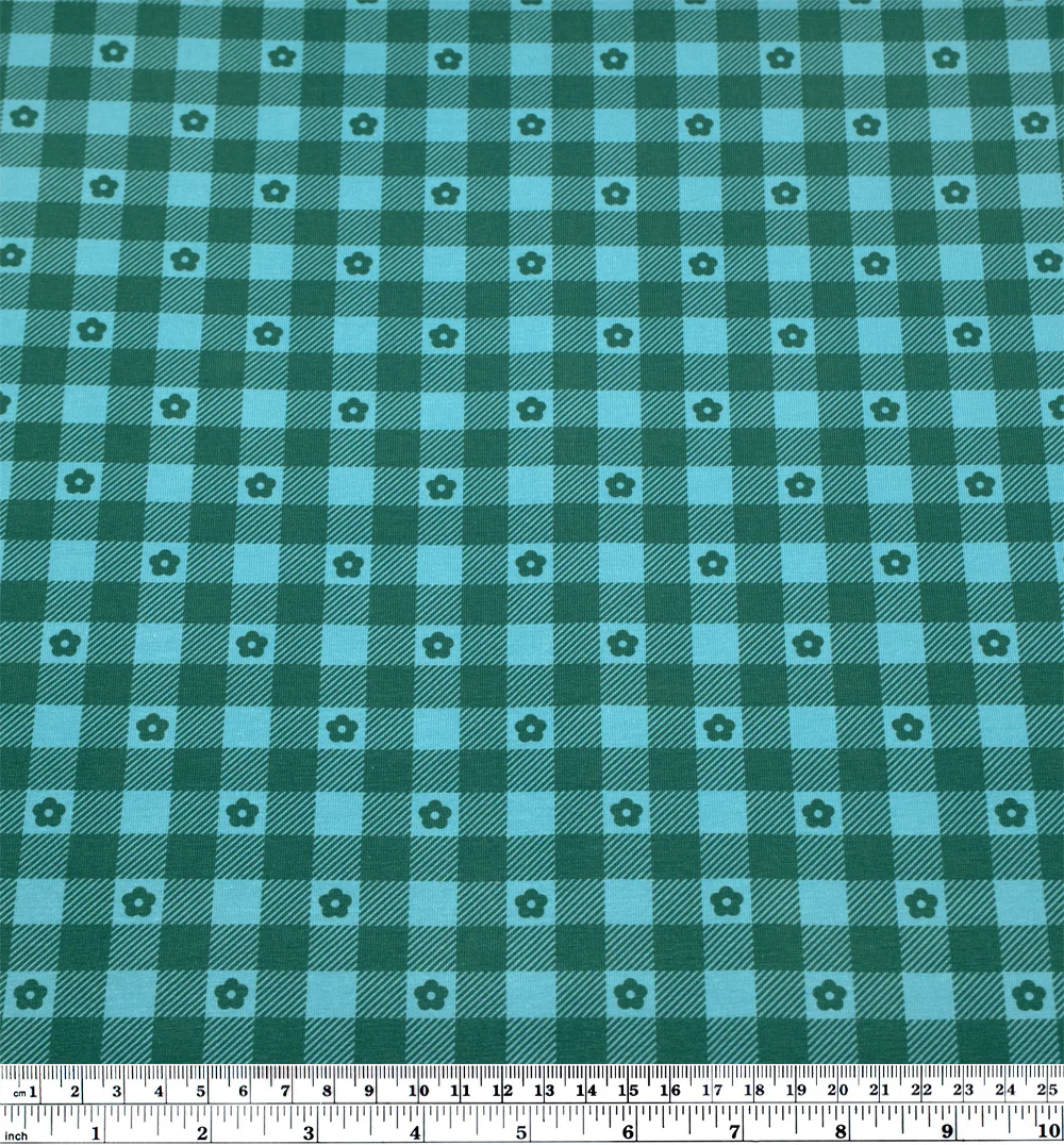 Double Dutch Organic Cotton Jersey - Oasis - Image 3