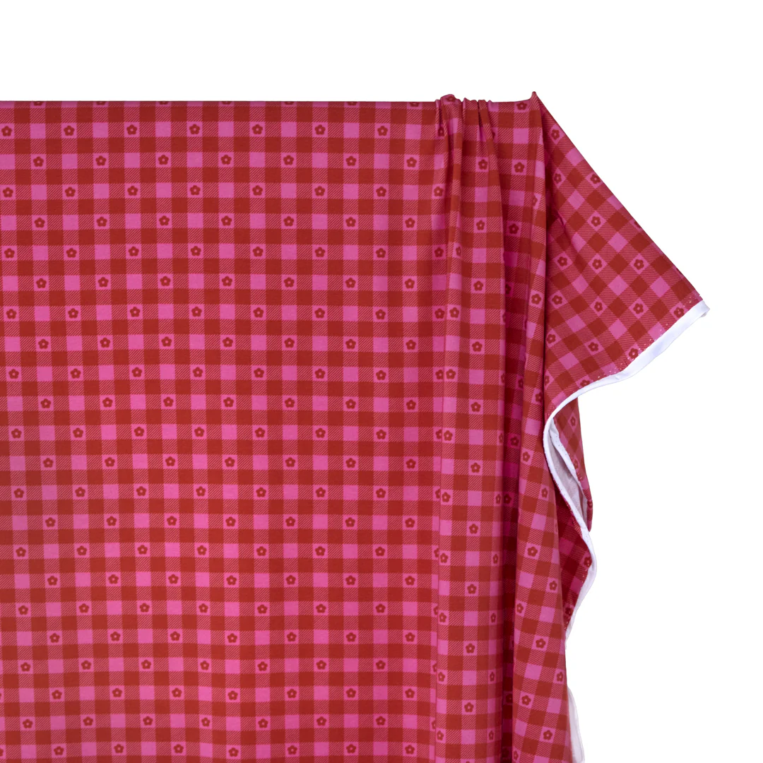 Double Dutch Organic Cotton Jersey - Sweet Tart - Image 5