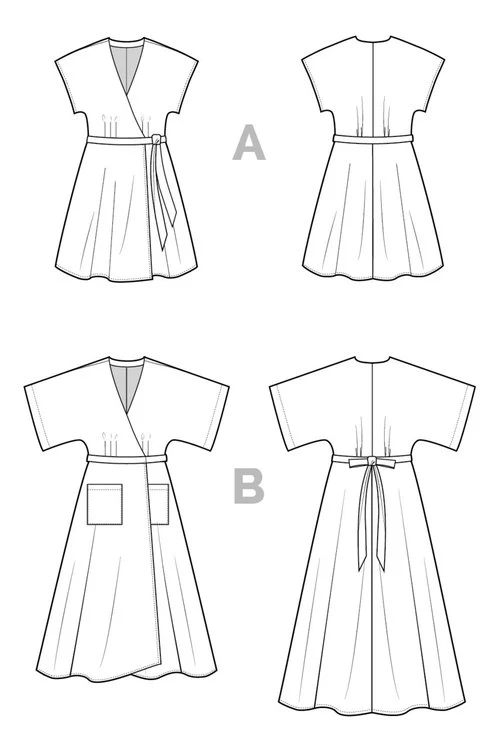 Elodie Wrap Dress - Closet Core - Image 4