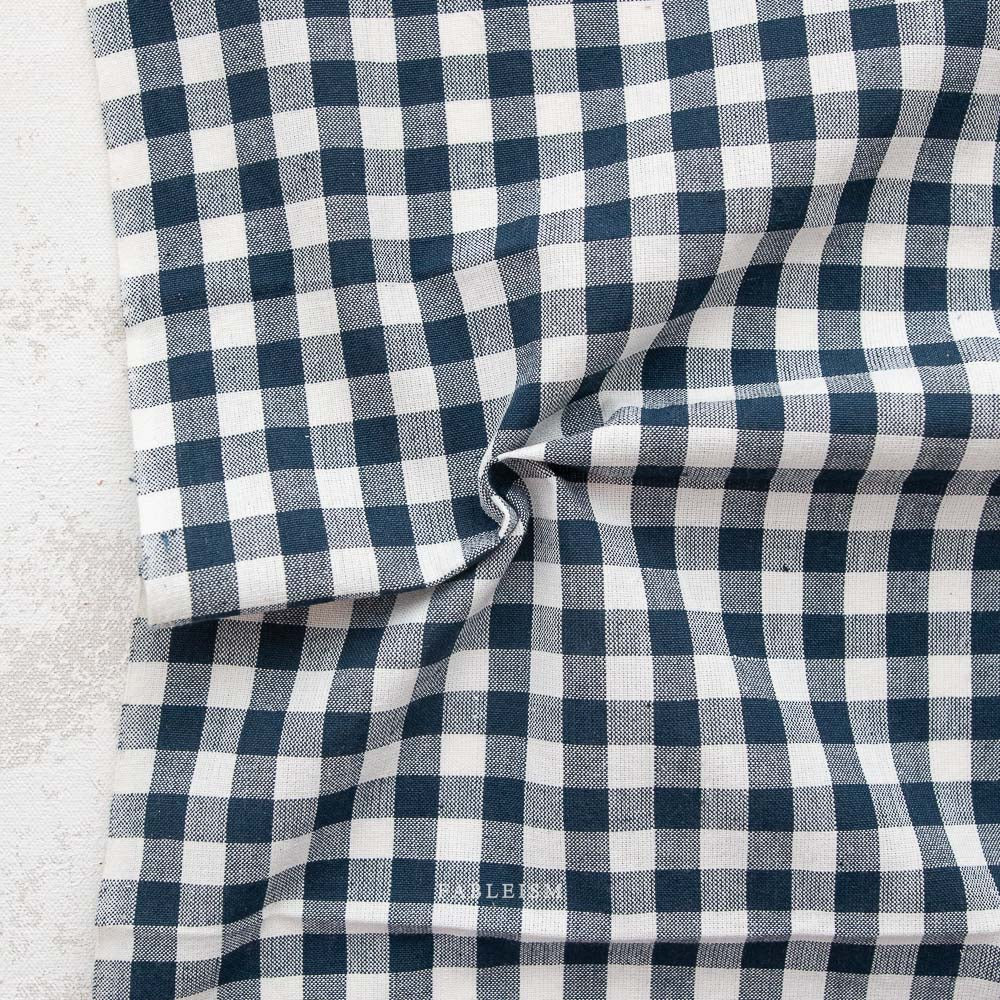 Camp Gingham Cotton - Midnight