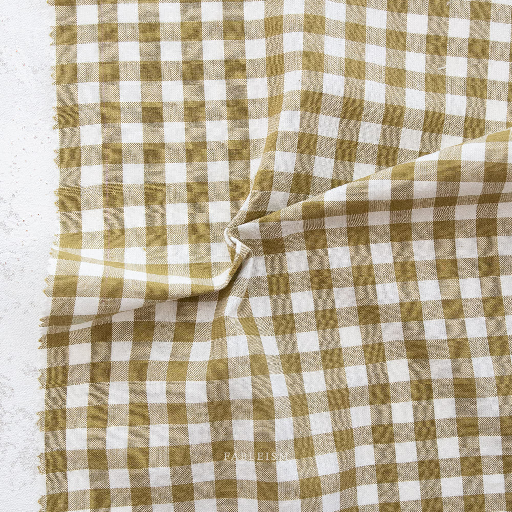 Camp Gingham Cotton - Moss