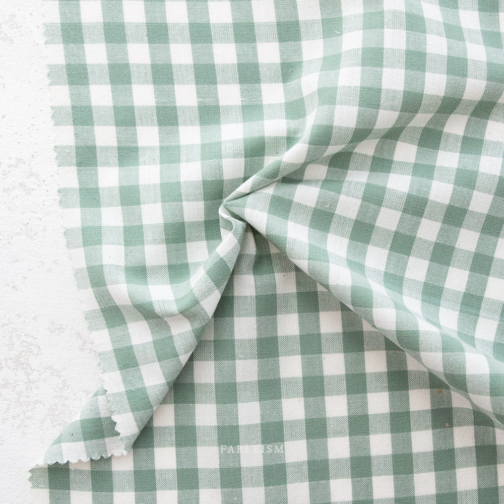 Camp Gingham Cotton - Scout Green