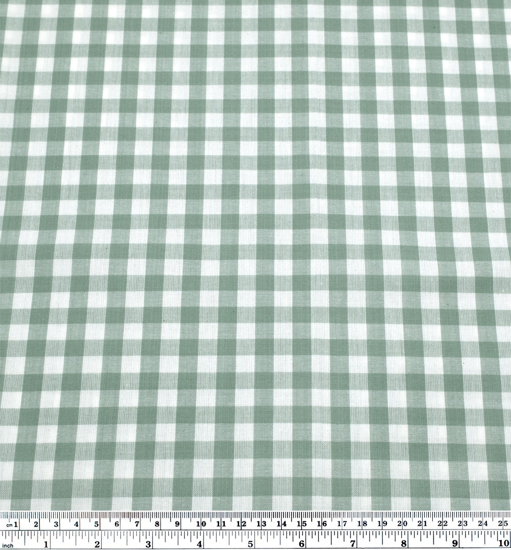 Camp Gingham Cotton - Scout Green - Image 3