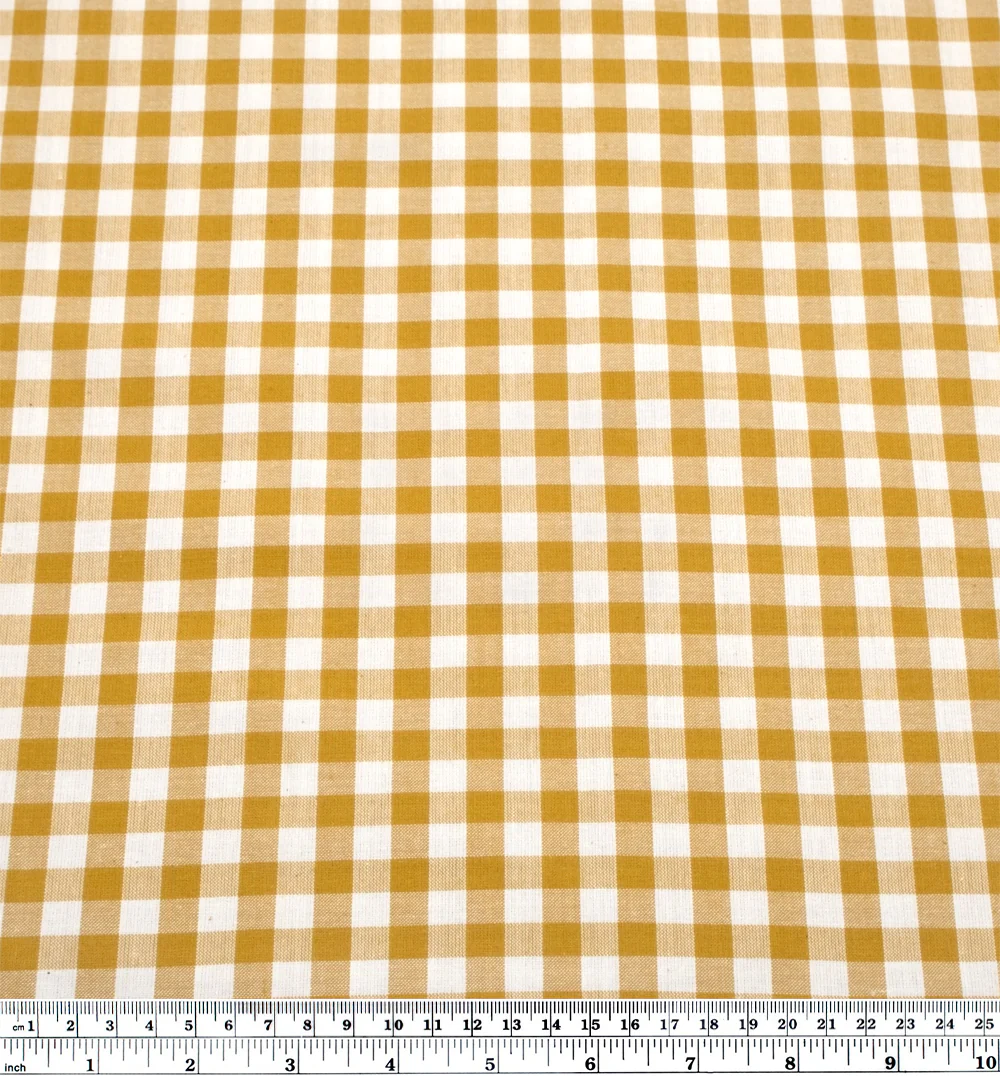 Camp Gingham Cotton - Sunshine - Image 3