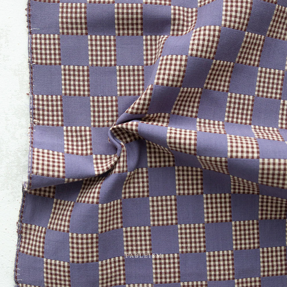 Checkers Cotton - Iris