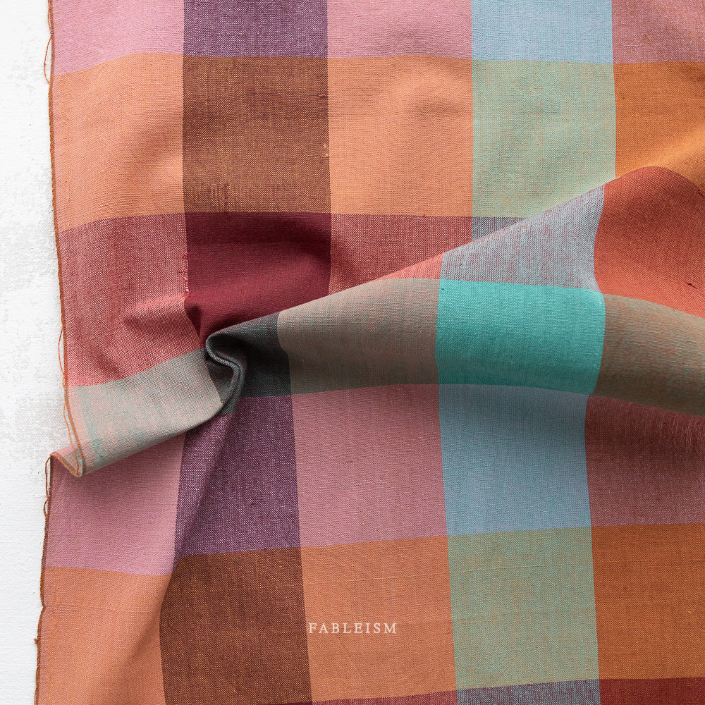 Happy Place Checkers Cotton - Strata