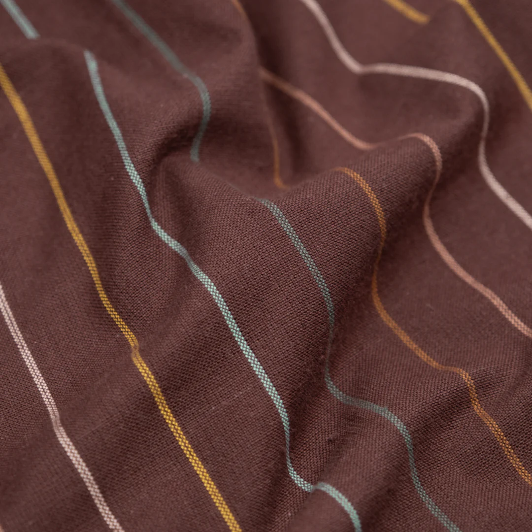 Skinny Stripe Cotton - Dusk - Image 2